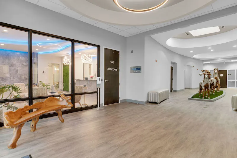 Outer Hallway, PerioCare in Charlotte, NC
