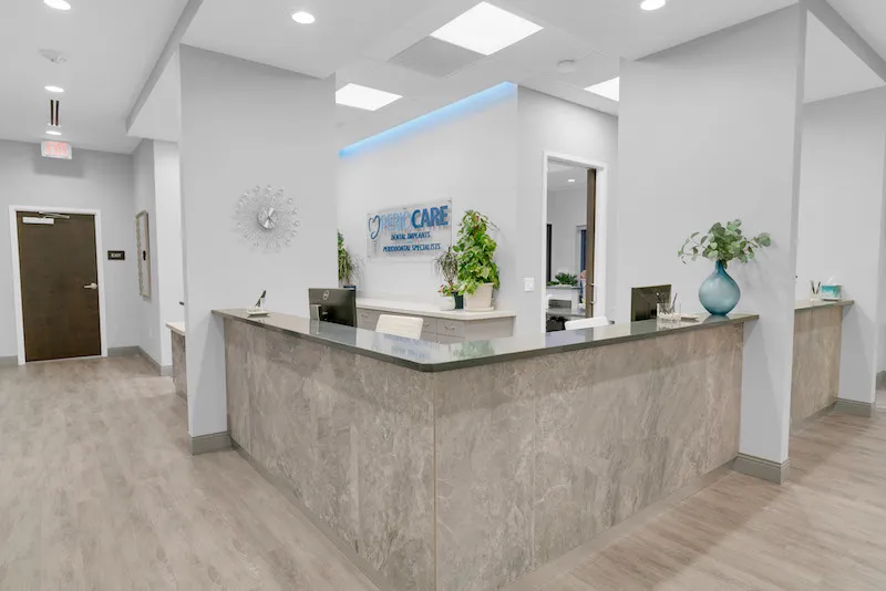 Reception Desk, PerioCare in Charlotte, NC