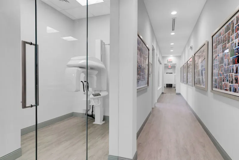 Hallway with Advanced Tech, PerioCare in Charlotte, NC