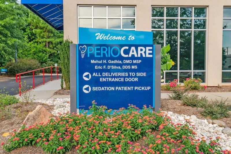 Building Sign, PerioCare in Charlotte, NC